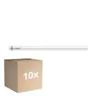 Opakowanie 10x Philips Master Rura LED T8 (EM/Mains) Ultra Output 20W 3400lm - 830 Ciepła Biel | 150cm - Zamienne 58W